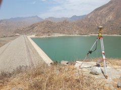 Grabación de Punto Geodésico en instalaciones de embalse Gallito Ciego - 2017